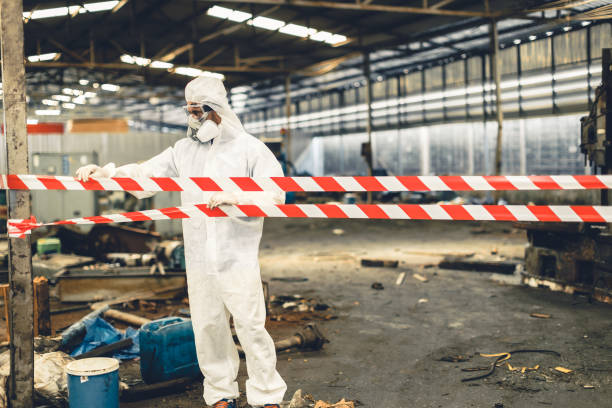 Professional Biohazard technician working in Covington, OH